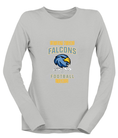 Prosser Falcons Football #6 Women's Premium LS T-Shirt
