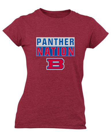 Bartlett Panthers Nation #1 Women's SS T-Shirt