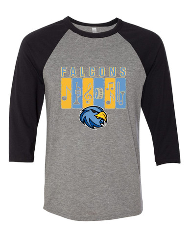Prosser Falcons Band # 2 Women's Baseball T-Shirt