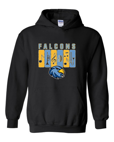 Prosser Falcons Band # 2 Men's Hoodie