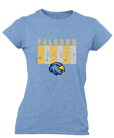 Prosser Falcons Band # 2 Women's SS T-Shirt