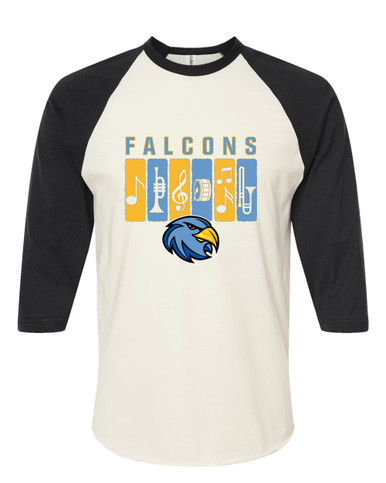 Prosser Falcons Band # 2 Men's Baseball T-Shirt