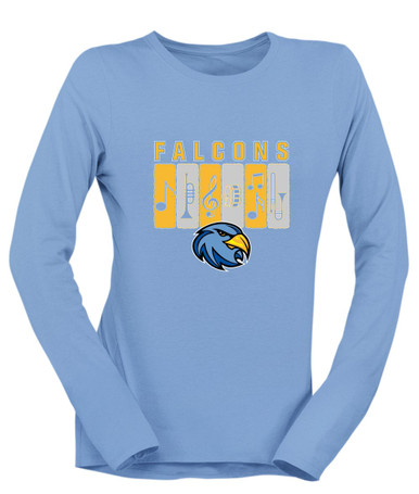 Prosser Falcons Band # 2 Women's LS T-Shirt