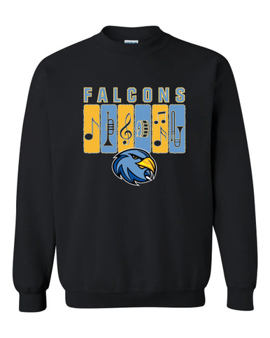 Prosser Falcons Band # 2 Men's Sweatshirt