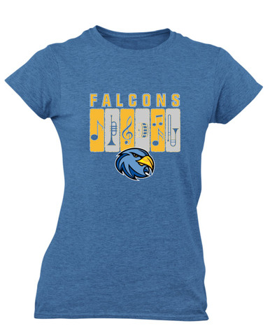 Prosser Falcons Band # 2 Women's Premium SS T-Shirt
