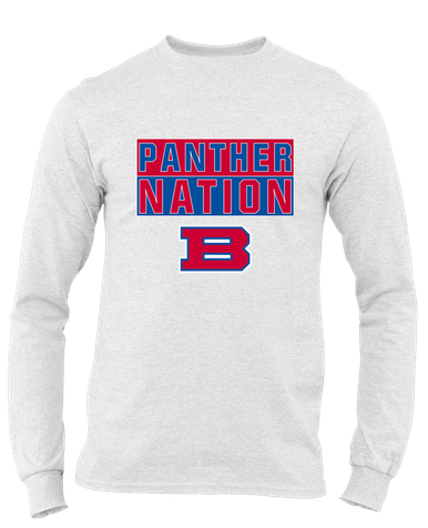 Bartlett Panthers Nation #1 Men's LS T-Shirt