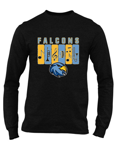 Prosser Falcons Band # 2 Men's LS T-Shirt