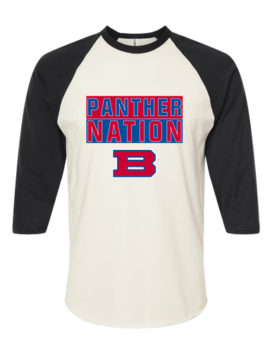 Bartlett Panthers Nation #1 Men's Baseball T-Shirt