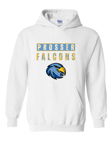 Prosser Falcons Mascot #9 Men's Hoodie