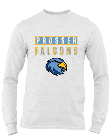 Prosser Falcons Mascot #9 Men's LS T-Shirt