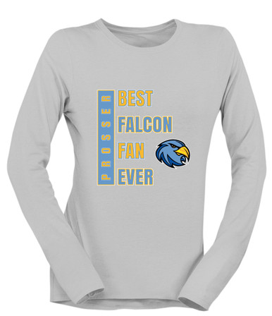 Prosser Falcons Best Falcon Fan Women's LS T-Shirt