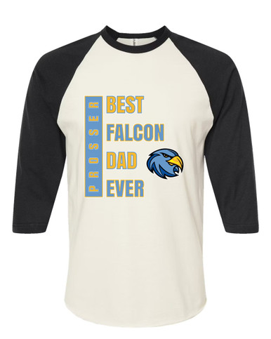 Prosser Falcons Best Falcon Dad Men's Baseball T-Shirt