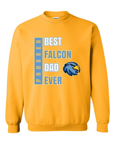 Prosser Falcons Best Falcon Dad Men's Sweatshirt