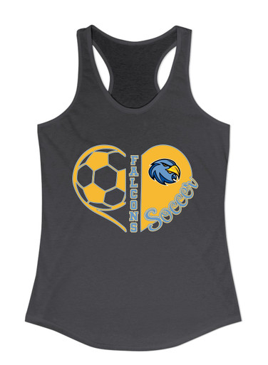 Prosser Falcons Heart Soccer Women's Tank Top