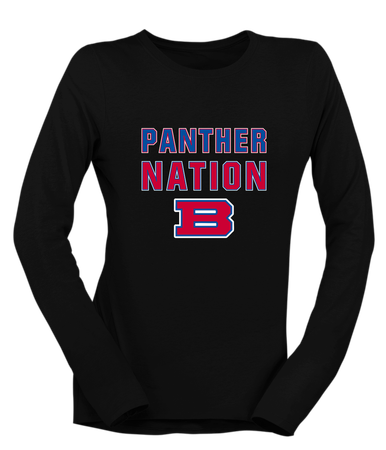 Bartlett Panthers Nation #2 Women's LS T-Shirt