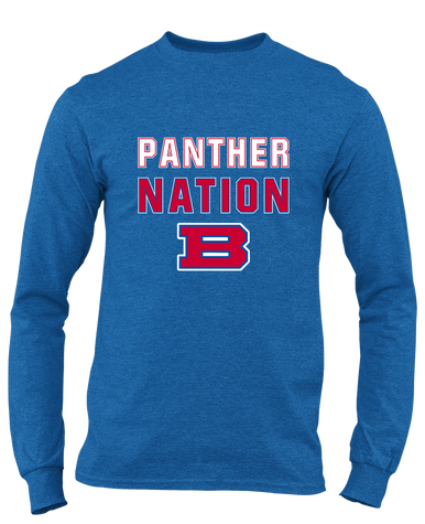 Bartlett Panthers Nation #2 Men's LS T-Shirt
