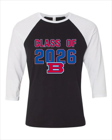 Bartlett Panthers Class of 2026 Men's Baseball T-Shirt