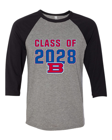 Bartlett Panthers Class of 2028 Men's Baseball T-Shirt