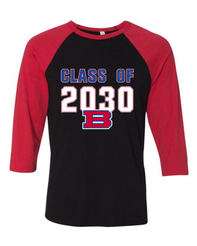 Bartlett Panthers Class of 2030 Men's Baseball T-Shirt