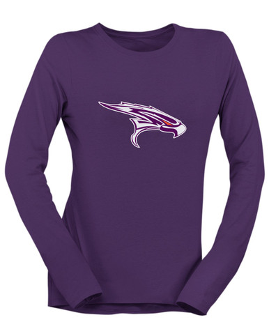 Eastlake Falcons Mascot #1 Women's LS T-Shirt