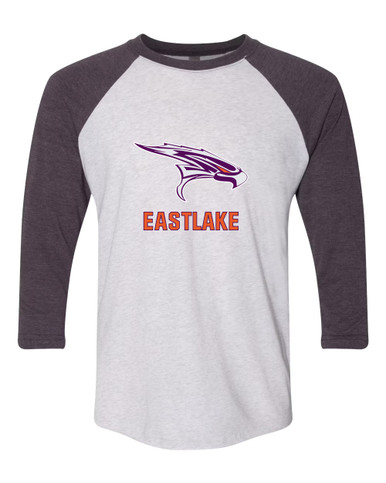 Eastlake Falcons Mascot #2 Women's Baseball T-Shirt
