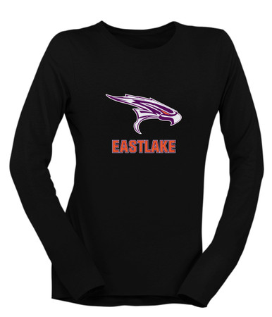 Eastlake Falcons Mascot #2 Women's LS T-Shirt