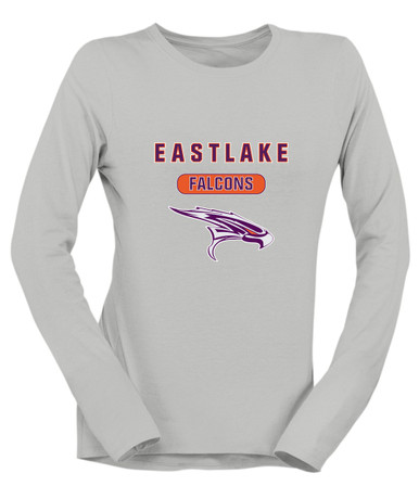 Eastlake Falcons Mascot #3 Women's Premium LS T-Shirt