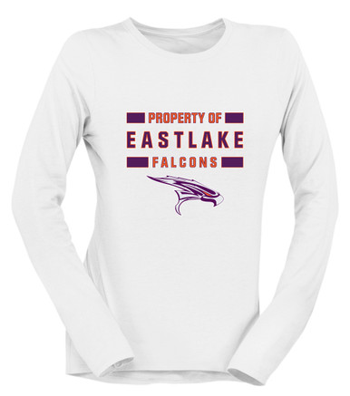 Eastlake Falcons Property Of Women's Premium LS T-Shirt