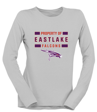 Eastlake Falcons Property Of Women's LS T-Shirt