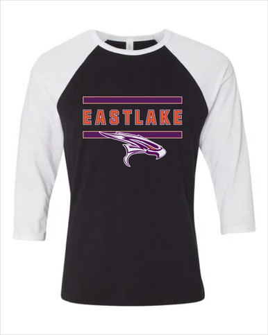 Eastlake Falcons Mascot #4 Women's Baseball T-Shirt