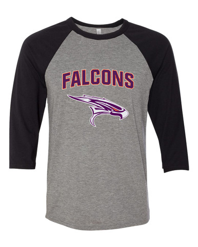 Eastlake Falcons Mascot #6 Women's Baseball T-Shirt