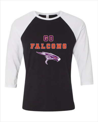 Eastlake Falcons Go Team Women's Baseball T-Shirt