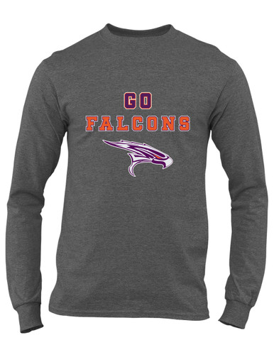 Eastlake Falcons Go Team Men's LS T-Shirt