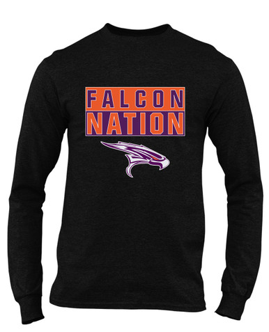 Eastlake Falcons Nation #1 Men's LS T-Shirt