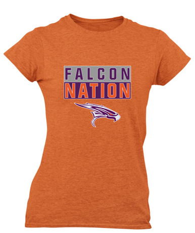 Eastlake Falcons Nation #1 Women's Premium SS T-Shirt