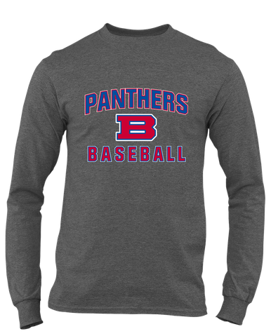 Bartlett Panthers Baseball #1 Men's Premium LS T-Shirt