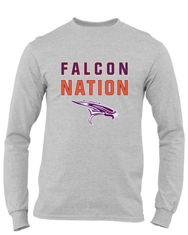 Eastlake Falcons Nation #2 Men's LS T-Shirt