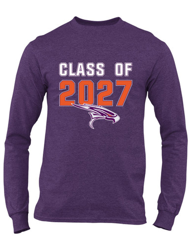 Eastlake Falcons Class of 2027 Men's LS T-Shirt