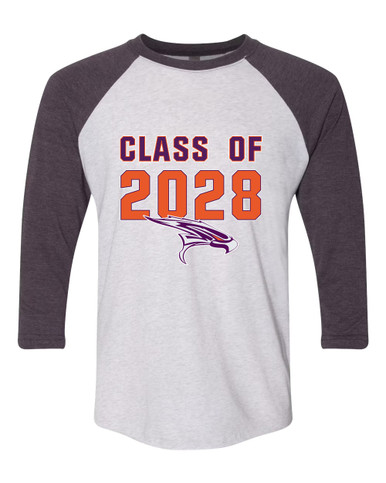 Eastlake Falcons Class of 2028 Women's Baseball T-Shirt