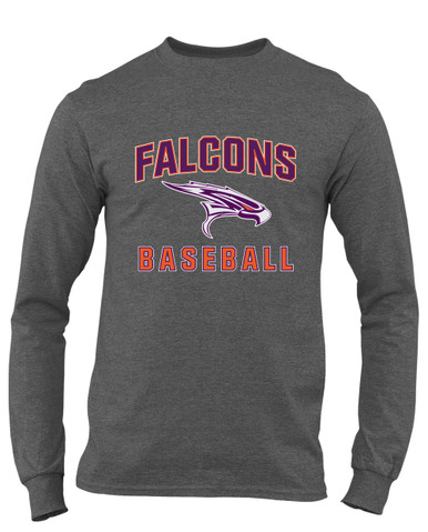 Eastlake Falcons Baseball #1 Men's Premium LS T-Shirt