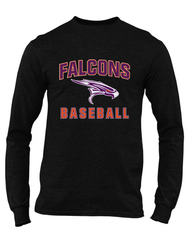 Eastlake Falcons Baseball #1 Men's LS T-Shirt