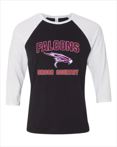 Eastlake Falcons Cross Country Men's Baseball T-Shirt