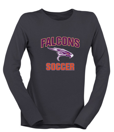 Eastlake Falcons Soccer #1 Women's Premium LS T-Shirt