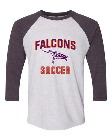 Eastlake Falcons Soccer #1 Men's Baseball T-Shirt