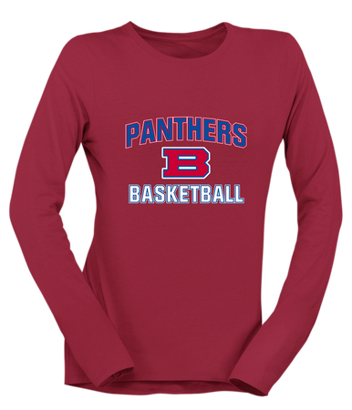 Bartlett Panthers Basketball #1 Women's Premium LS T-Shirt