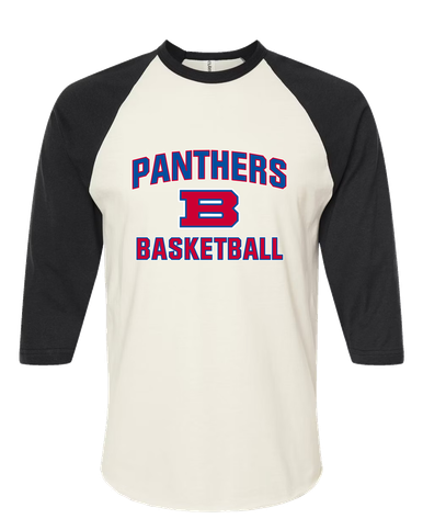 Bartlett Panthers Basketball #1 Men's Baseball T-Shirt