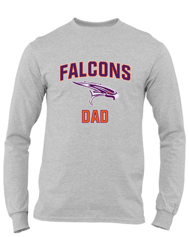 Eastlake Falcons Dad Men's LS T-Shirt