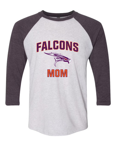 Eastlake Falcons Mom Women's Baseball T-Shirt