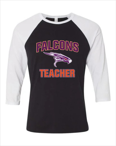 Eastlake Falcons Teacher Women's Baseball T-Shirt