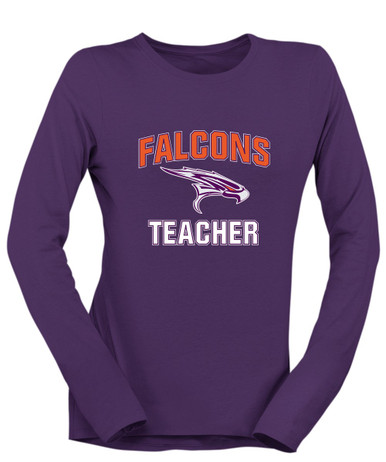 Eastlake Falcons Teacher Women's LS T-Shirt